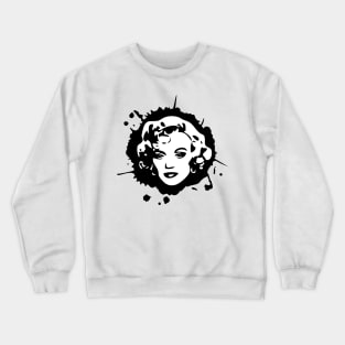 Marilyn | Ink Blot | Pop Art Crewneck Sweatshirt